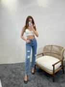 6025 KOT PANTOLON-MAVİ resmi
